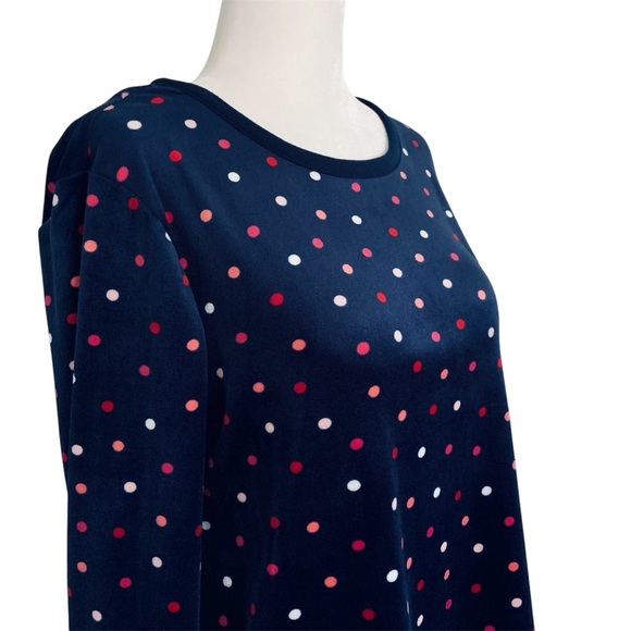 Kate Spade Polka dot loungewear top - Picture 1 of 11